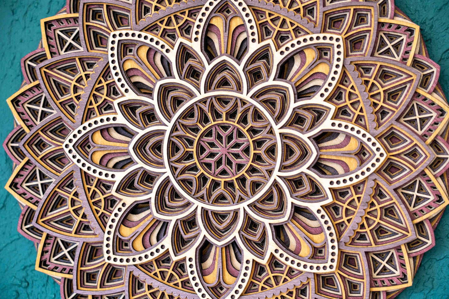 Bloom – Mandala Wandbild