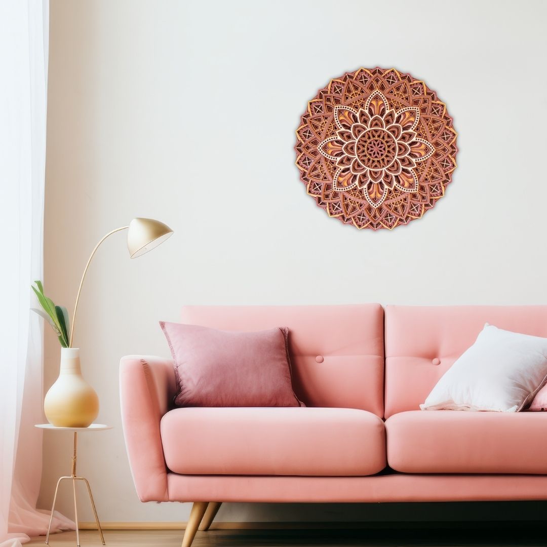Bloom – Mandala Wandbild