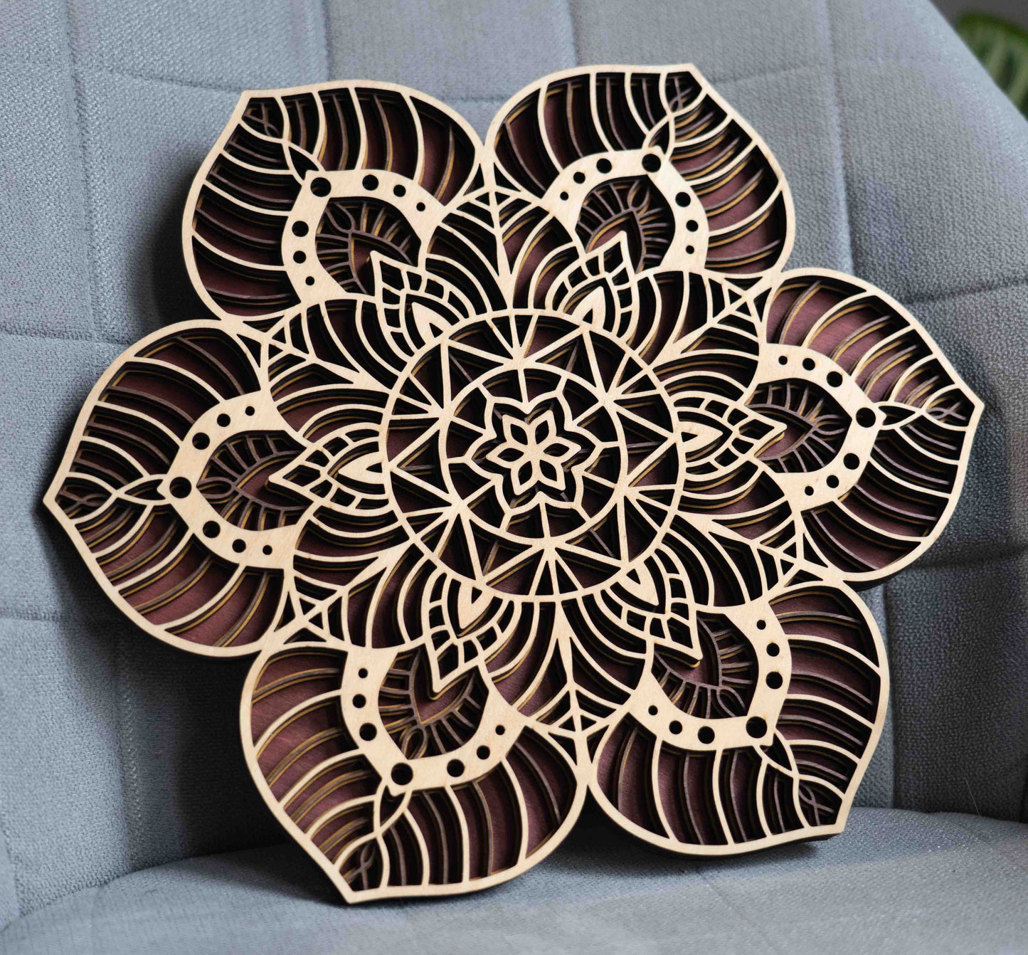 Flourish – Mandala Wandbild