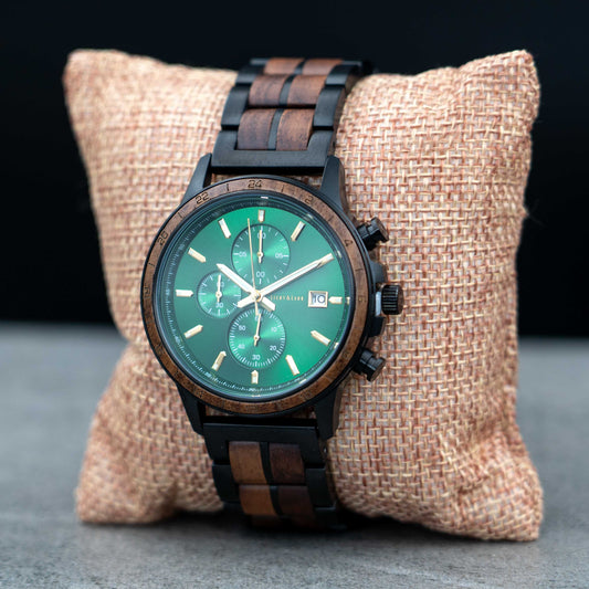 Amsterdam Chronograph Holzuhr