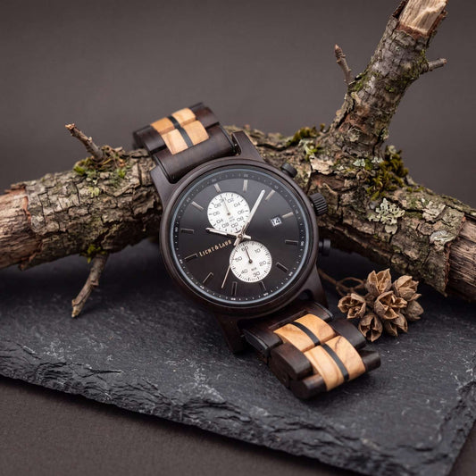 Begur Chronograph Holzuhr