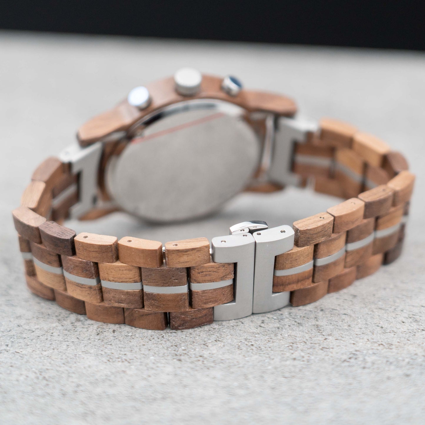 Besalu Chronograph Holzuhr