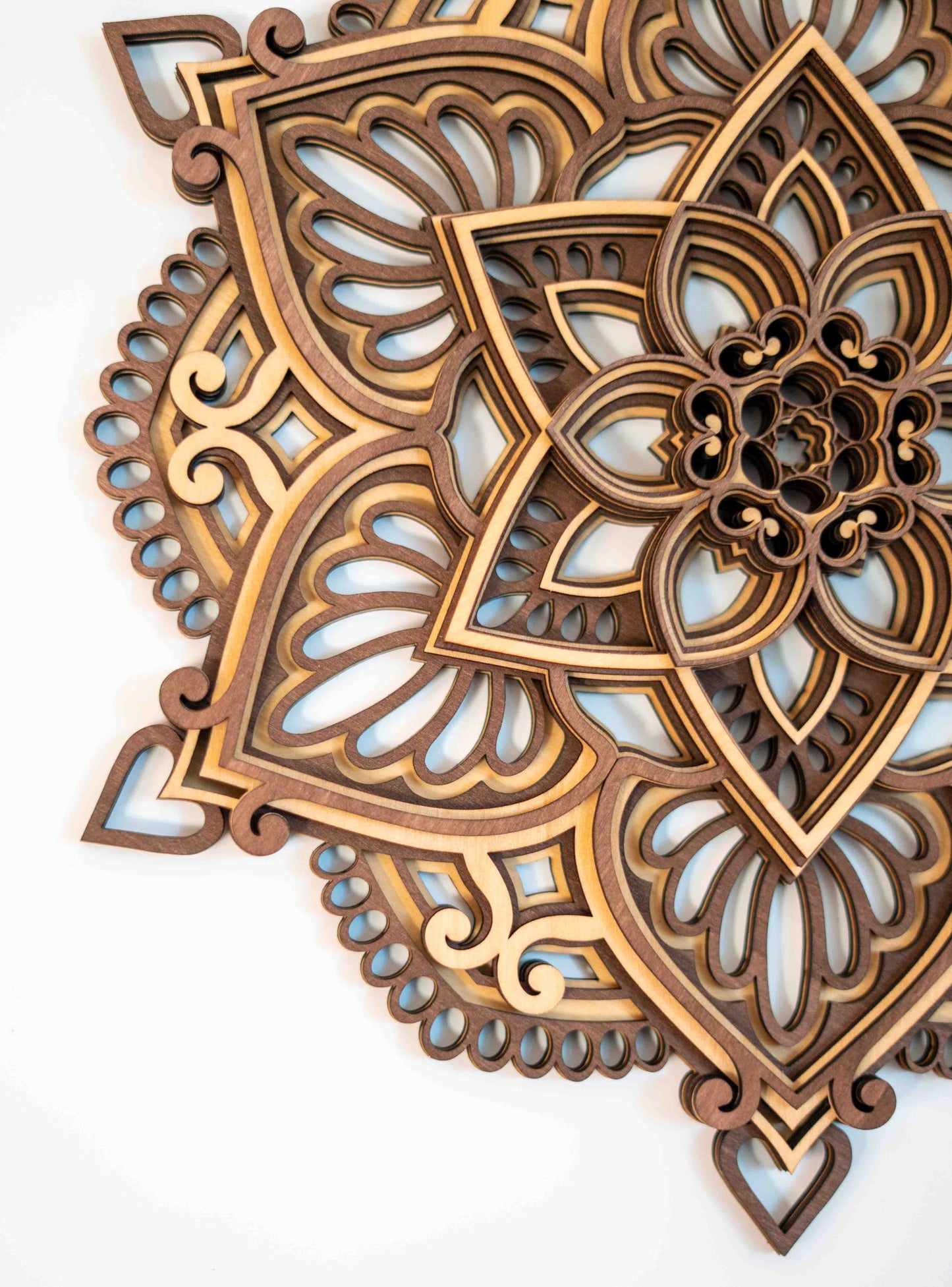 Vivid – Holz Mandala Wandbild