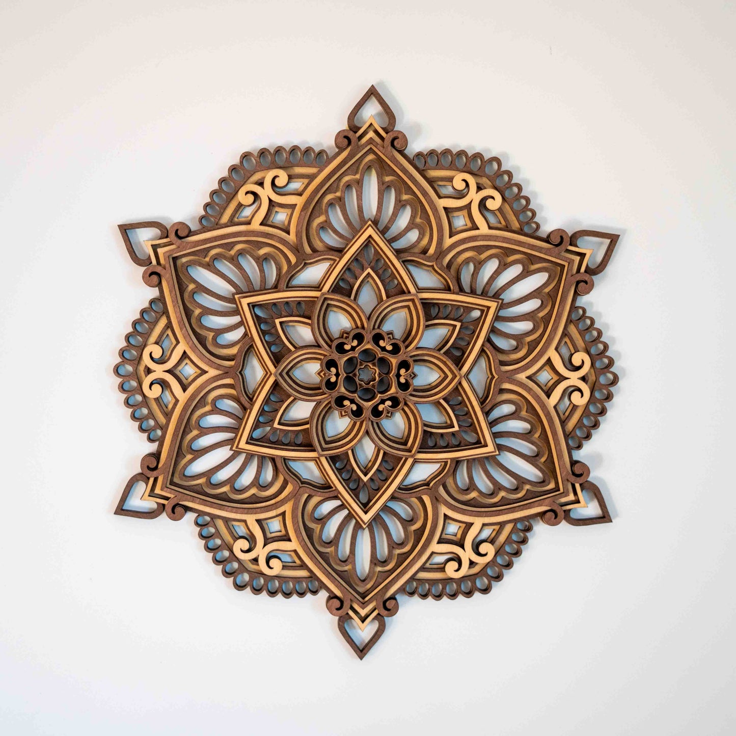 Vivid – Holz Mandala Wandbild