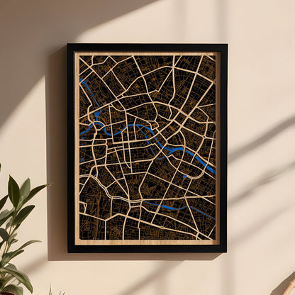 Berlin Stadtplan aus Holz – Individuell & Personalisierbar