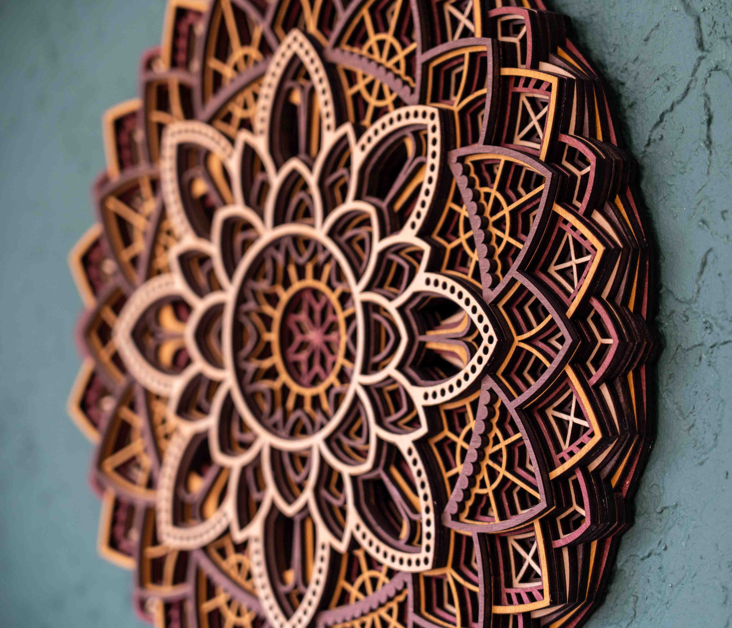 Bloom – Mandala Wandbild