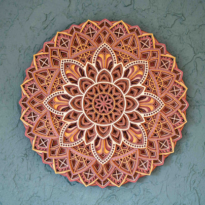 Bloom – Mandala Wandbild