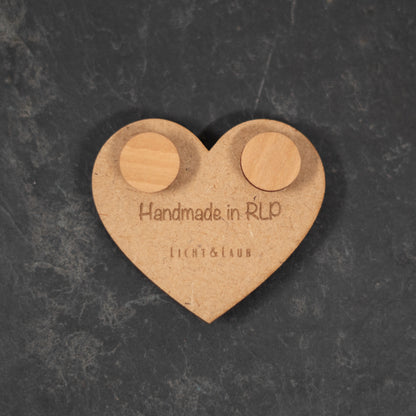 Sphere – Runde Ohrstecker aus Holz – Kirschholz