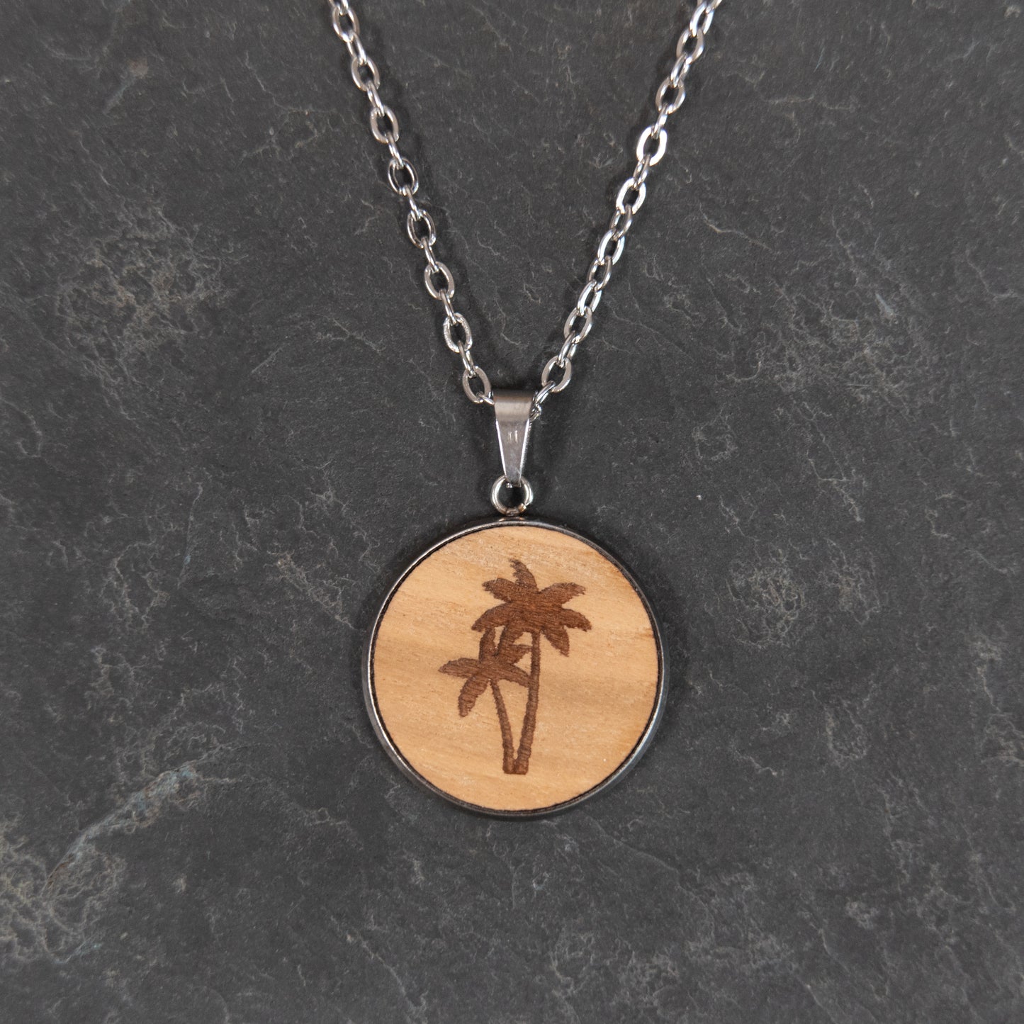 Palms – Halskette aus Holz – Kirschholz
