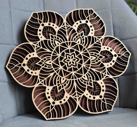 Flourish – Mandala Wandbild