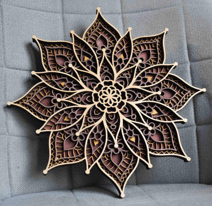Petals – Mandala Wandbild