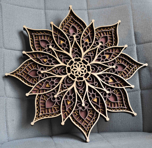 Petals – Mandala Wandbild