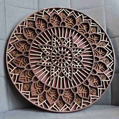 Dahlia – Mandala Wandbild