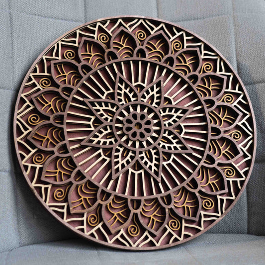 Dahlia – Mandala Wandbild