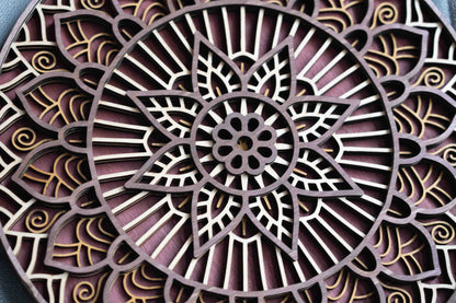 Dahlia – Mandala Wandbild