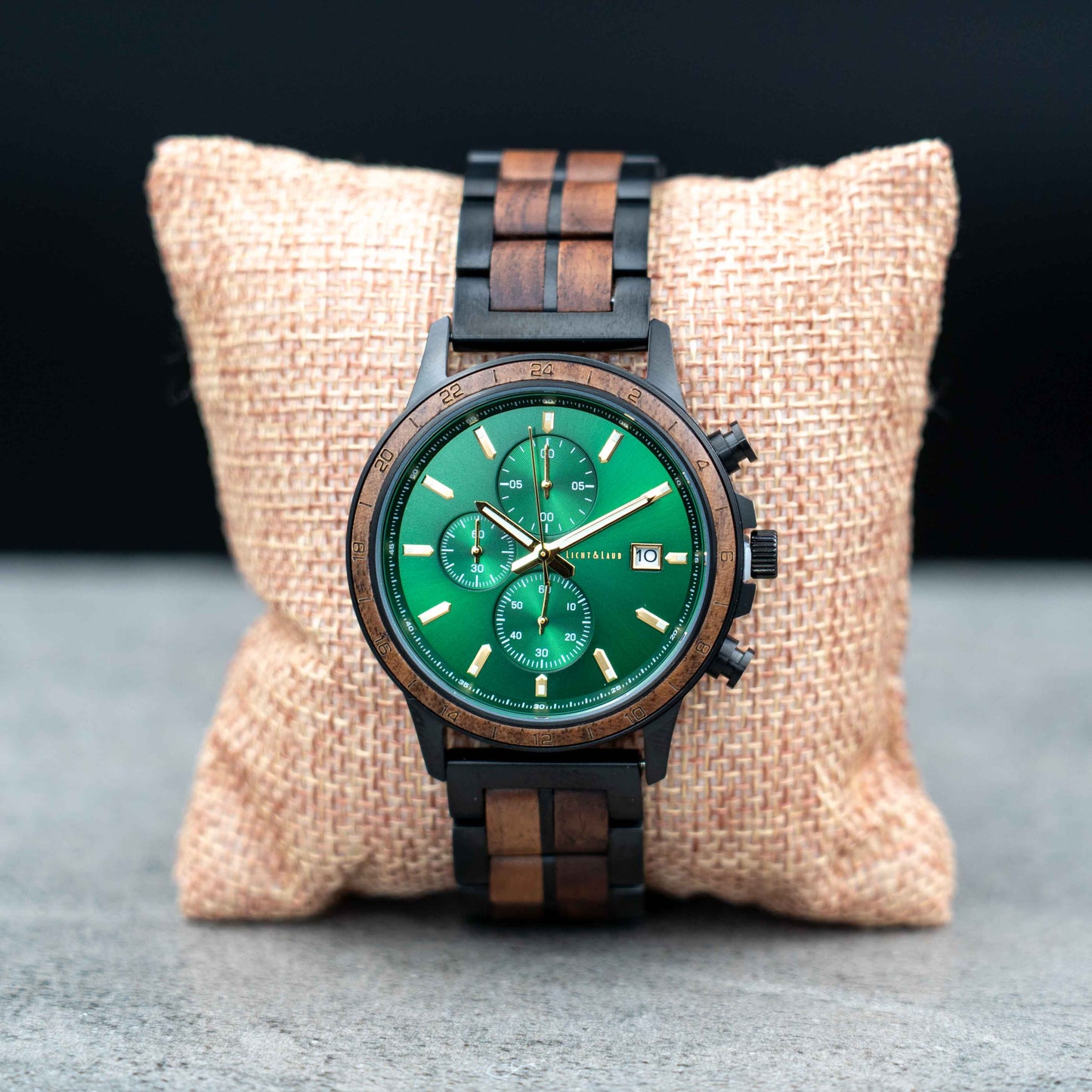 Amsterdam Chronograph Holzuhr
