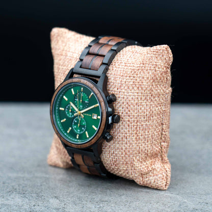 Amsterdam Chronograph Holzuhr