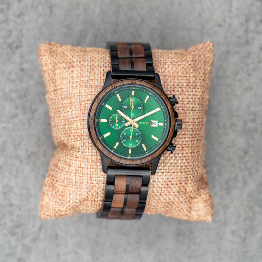 Amsterdam Chronograph Holzuhr