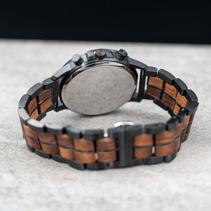 Amsterdam Chronograph Holzuhr
