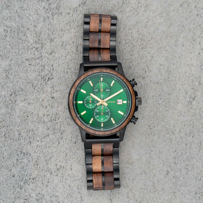 Amsterdam Chronograph Holzuhr