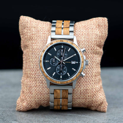 Hamburg Chronograph Holzuhr