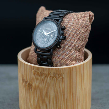 Ribe Chronograph Holzuhr