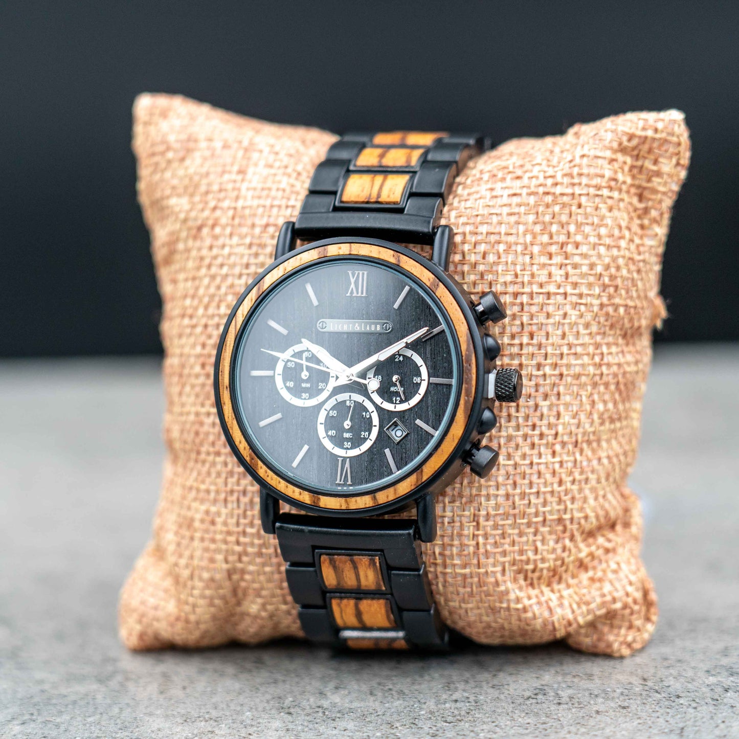 Skagen Chronograph Holzuhr
