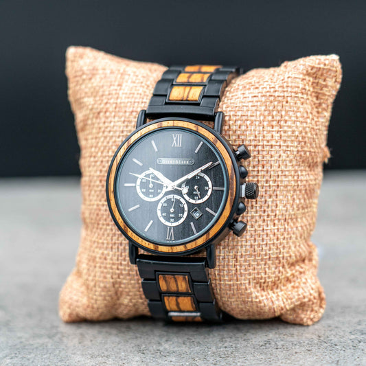 Skagen Chronograph Holzuhr