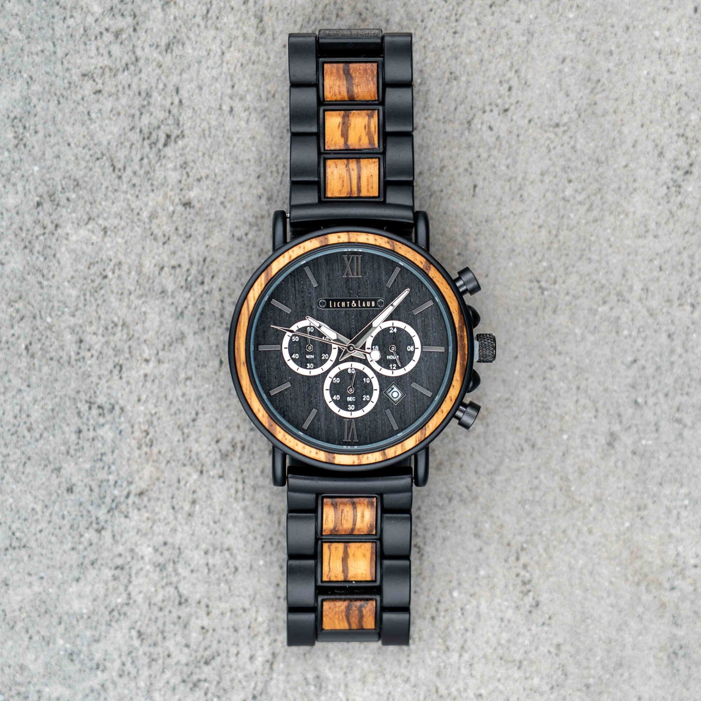 Skagen Chronograph Holzuhr