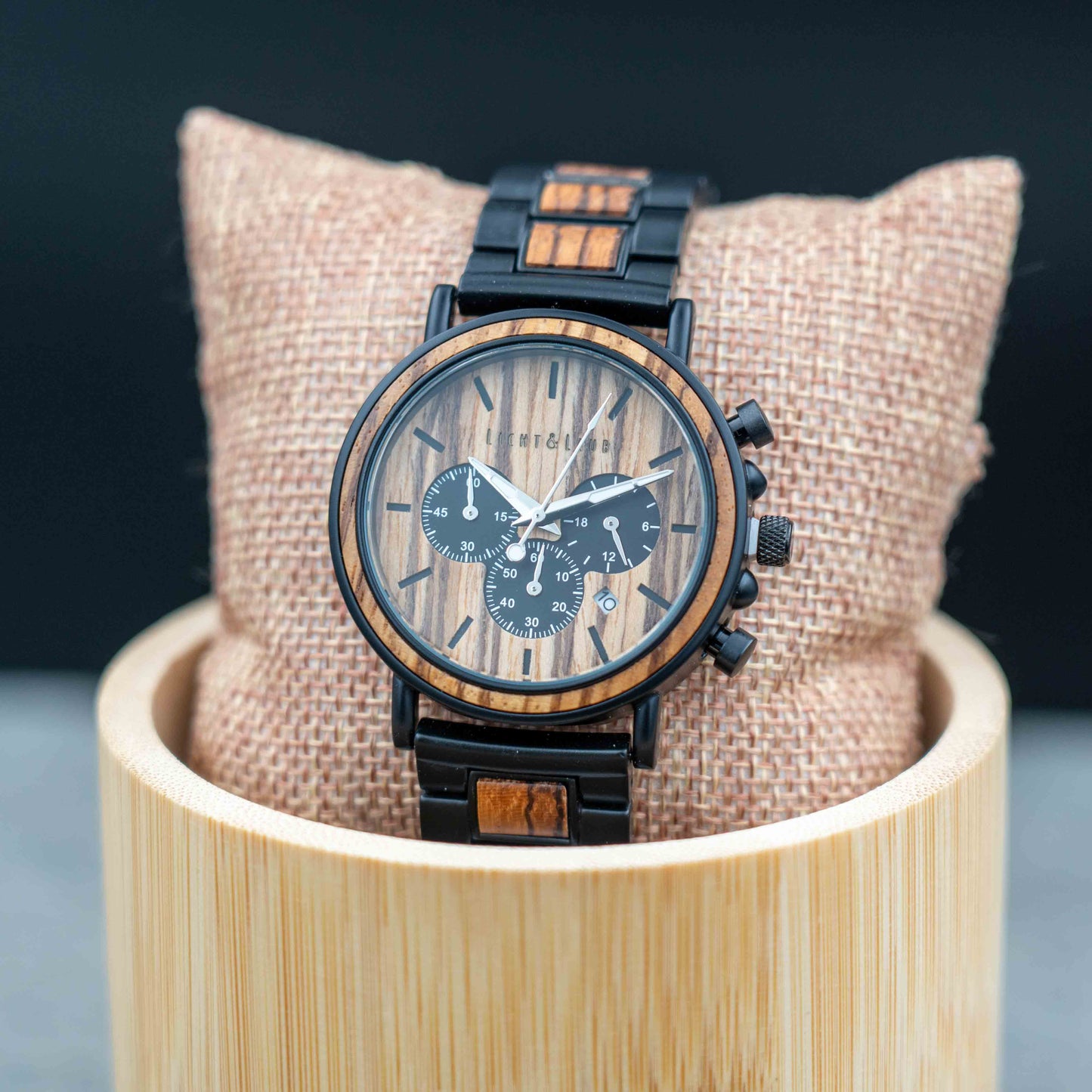 Rubjerg Knude Chronograph Holzuhr