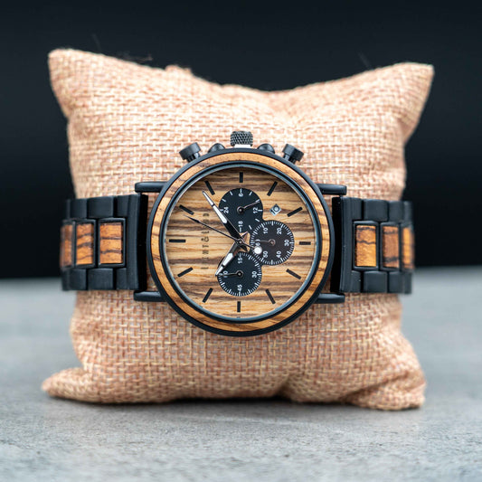 Rubjerg Knude Chronograph Holzuhr