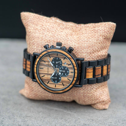 Rubjerg Knude Chronograph Holzuhr
