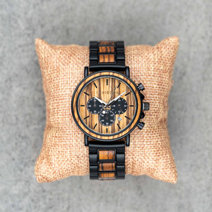 Rubjerg Knude Chronograph Holzuhr