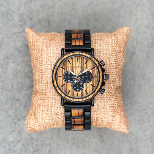 Rubjerg Knude Chronograph Holzuhr