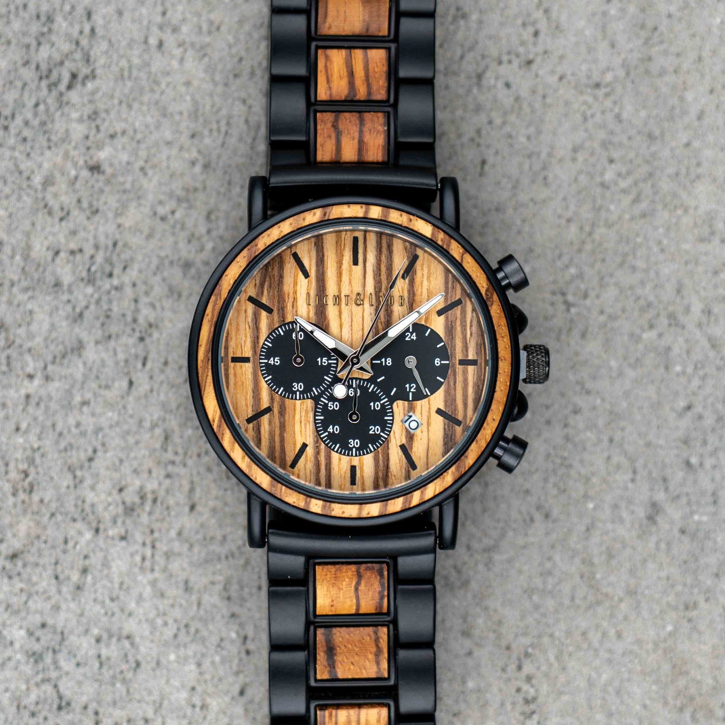 Rubjerg Knude Chronograph Holzuhr