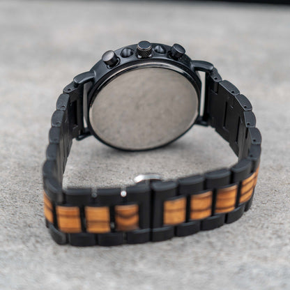 Rubjerg Knude Chronograph Holzuhr