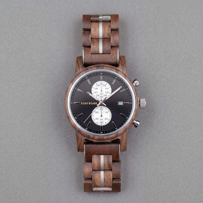 Banyoles Chronograph Holzuhr