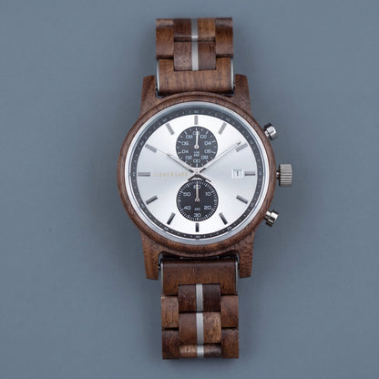 Besalu Chronograph Holzuhr