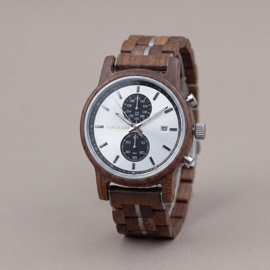 Besalu Chronograph Holzuhr