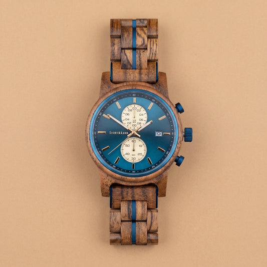 Cadaques Chronograph Holzuhr