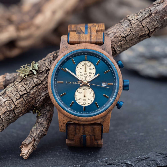 Cadaques Chronograph Holzuhr