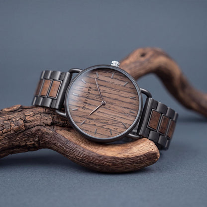 Malpica Holzuhr