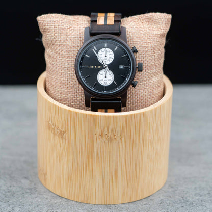 Begur Chronograph Holzuhr
