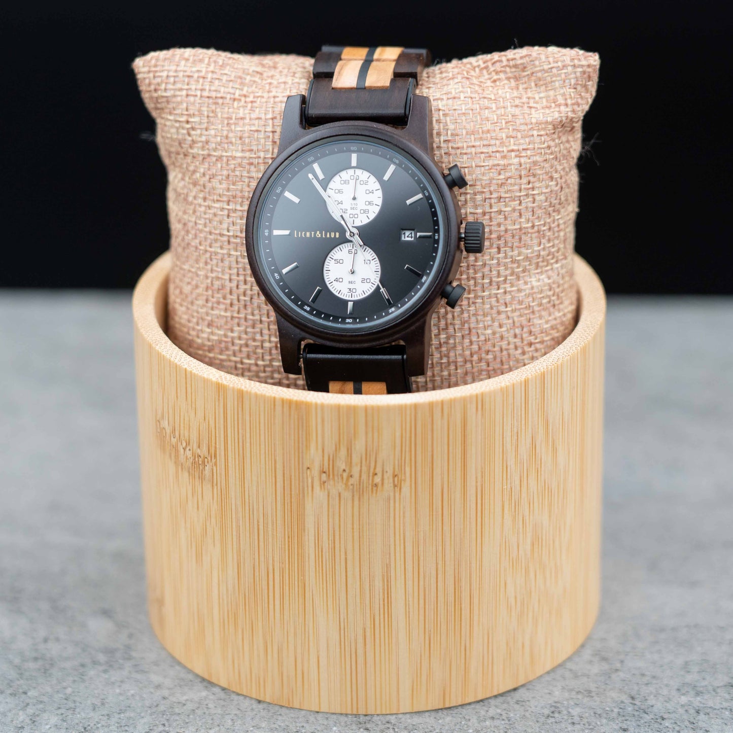 Begur Chronograph Holzuhr