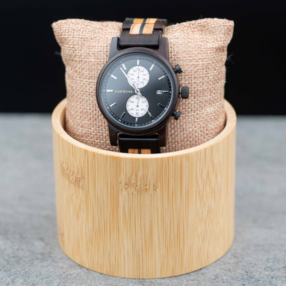 Begur Chronograph Holzuhr