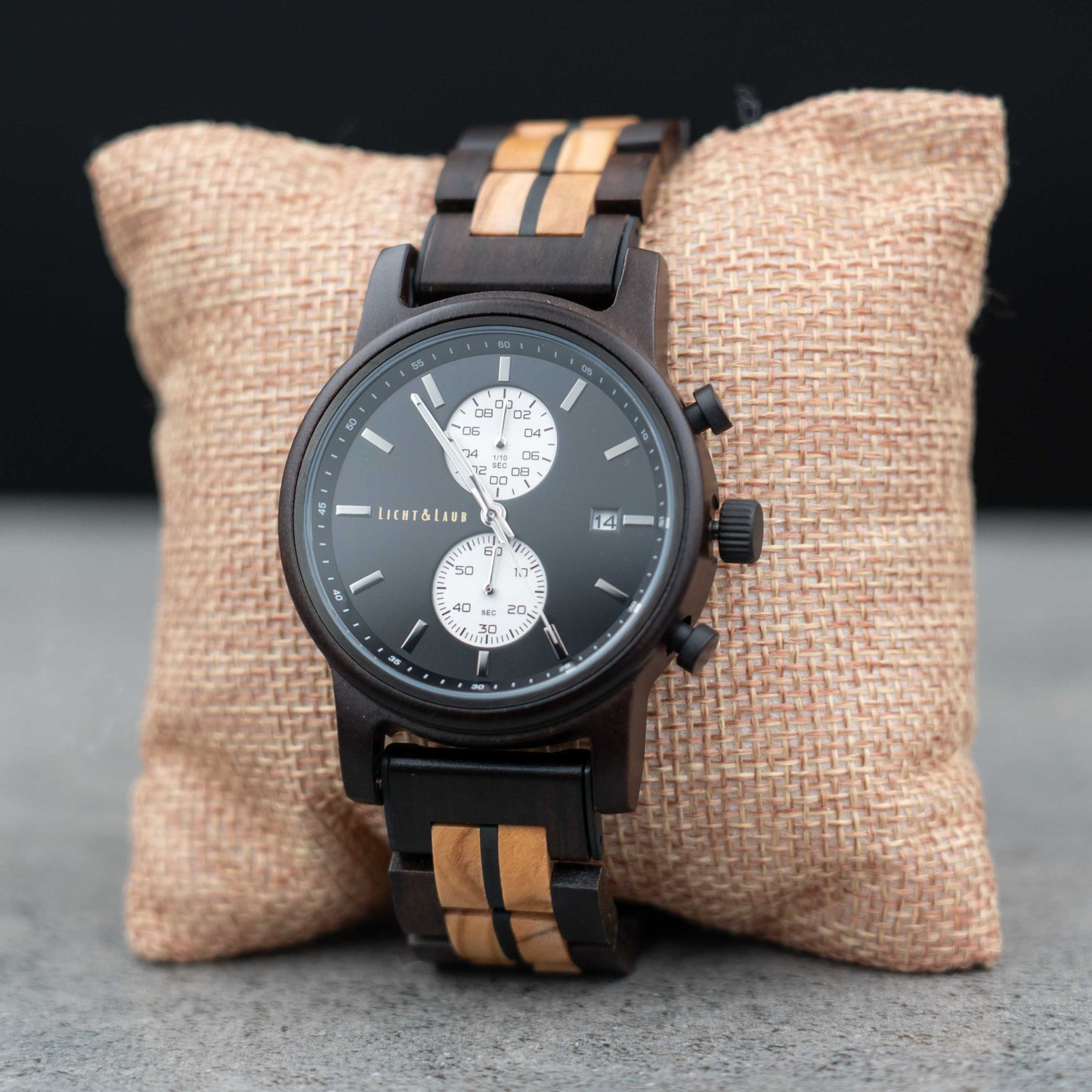 Begur Chronograph Holzuhr
