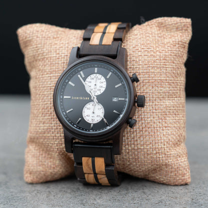 Begur Chronograph Holzuhr