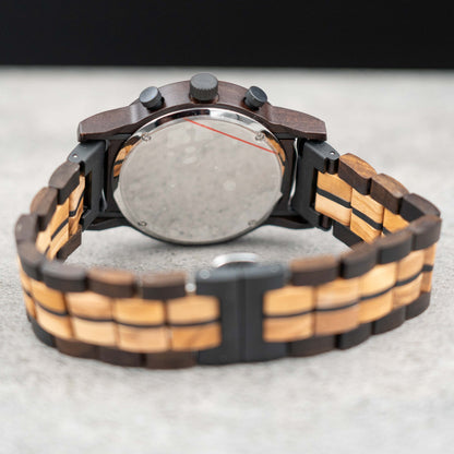 Begur Chronograph Holzuhr