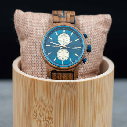 Cadaques Chronograph Holzuhr