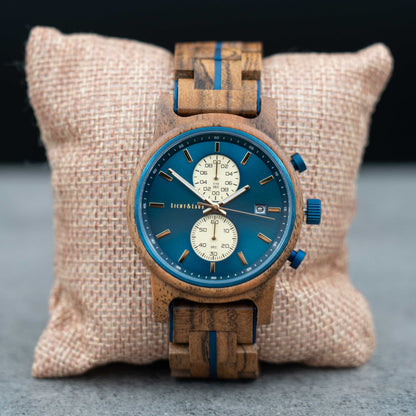 Cadaques Chronograph Holzuhr